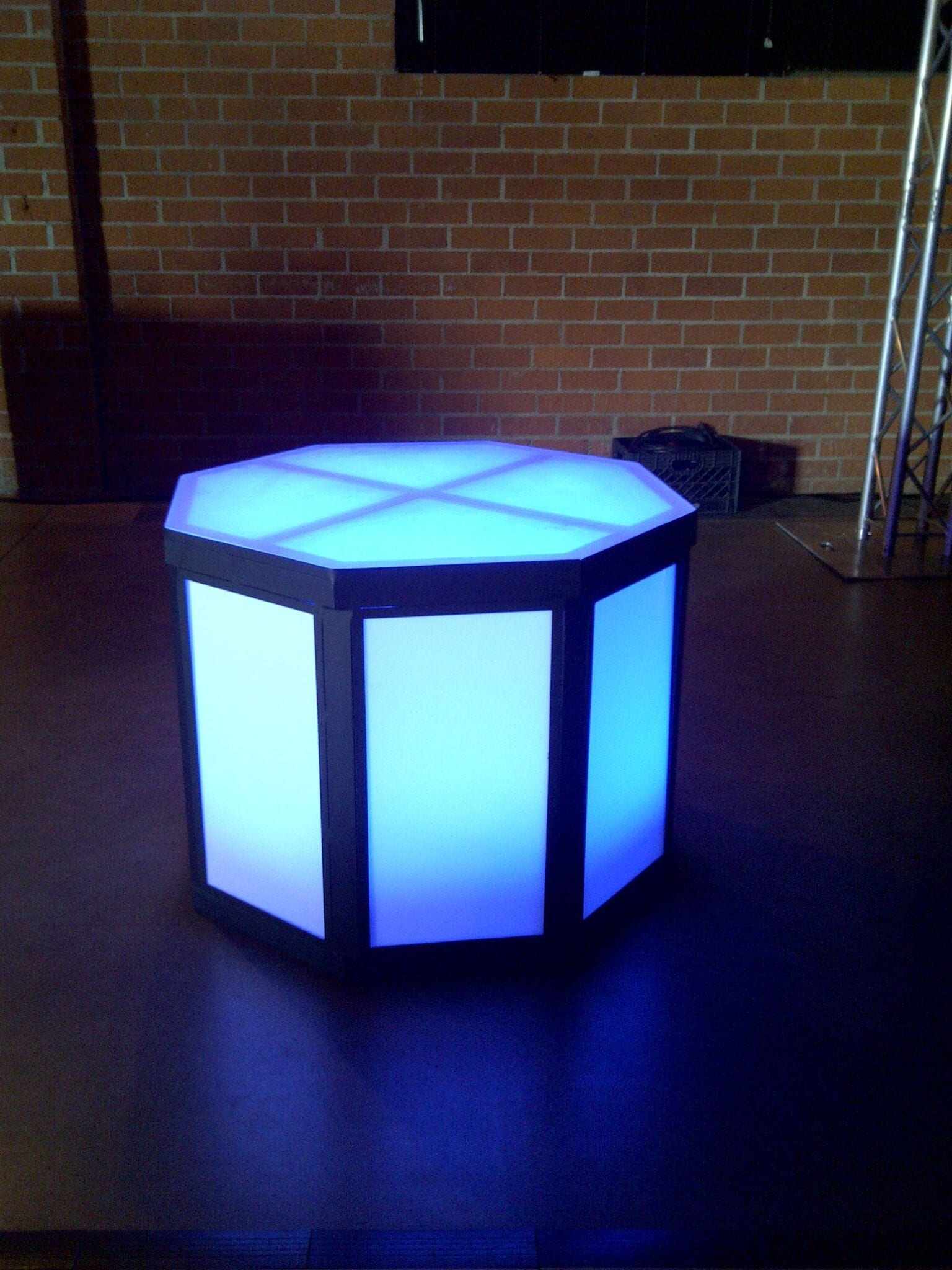 Illuminated Go Go Box - Del Rey Party Rentals