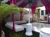 Patio Heaters-White Dance Floor-Tent-Fabric Swagging Redondo Beach CA. 