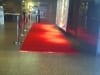 Red Carpet Step and repeat- Red Carpet Runner,Chromed Stanchions,Red Velvet Ropes