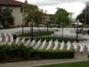 white-wood-folding-chairs-rentals-los-angeles-ca 1800 White Wood Chairs were set up for this event . Party Rentals were delivered to   10 Chester Place Los Angeles, CA 90007  