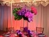 Bistro-Cafe  Lights Swagged under a -Clear top tent event- Wedding  Santa Monica CA. -