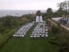 Wedding Ceremony set-up  Silver Chiavari Chairs- Location Private Estate   Pacific Coast Hwy, Malibu CA, 90265