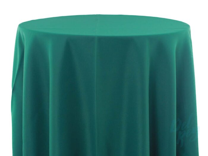 Plain Spun Poly Table Linen Hunter Green
