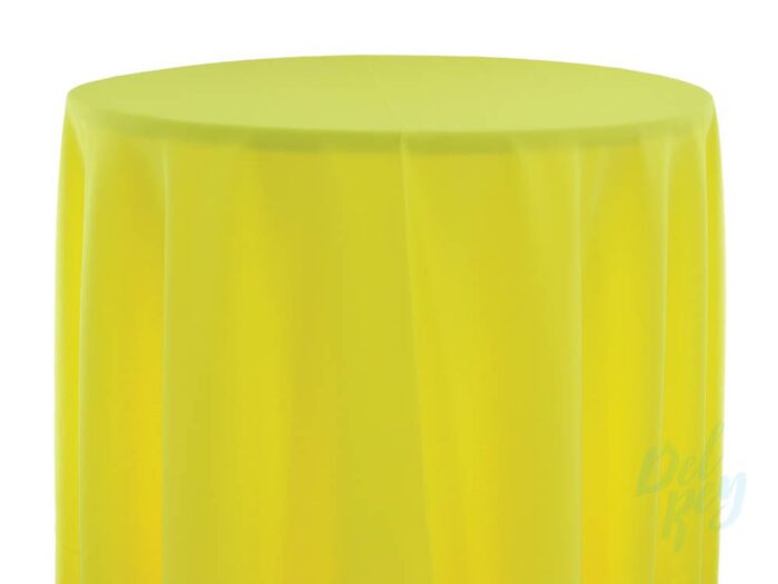 Plain Spun Poly Table Linen Canary Yellow