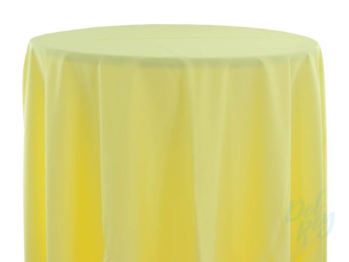 Plain Spun Poly Table Linen Lemon