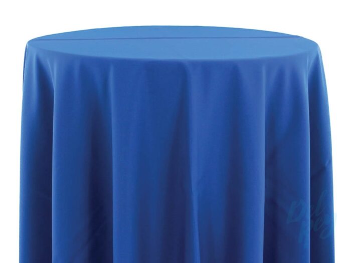 Plain Spun Poly Table Linen Royal