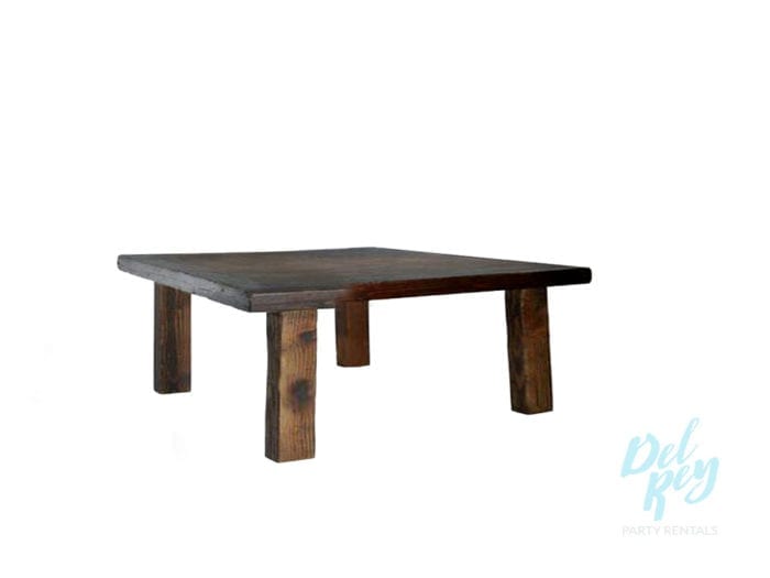 24" X 24" X 19″ Descanso Rustic Table