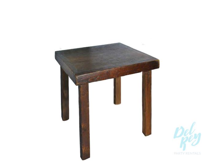 24" X 24" X 29″ Descanso Rustic Table