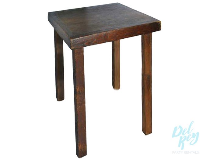 24" X 24" X 42″ Descanso Rustic Table