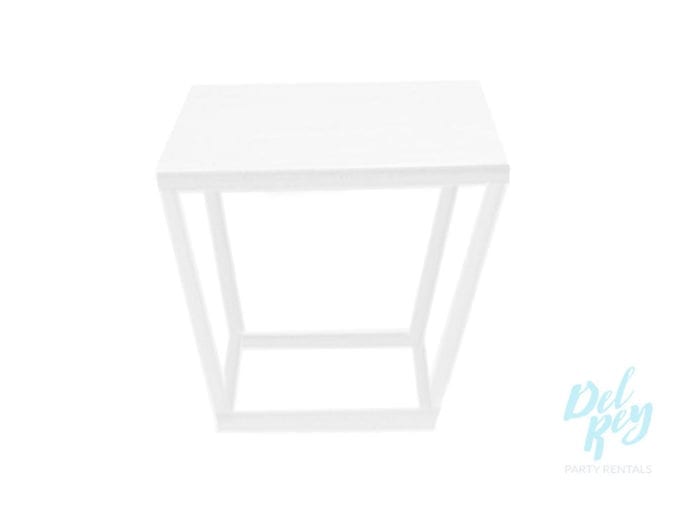 White Modern Coffee Table 20" X 20" X 18" High