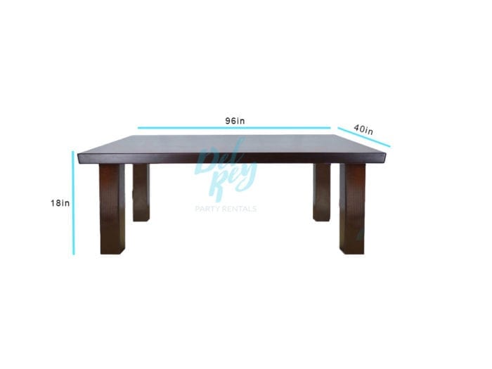 Refined Wood 40″ X 96″ X 18" High Coffee table - Image 2