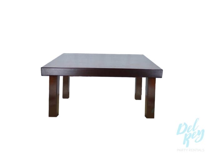 Refined Wood Coffee Table 48″ X 48″ 18" High