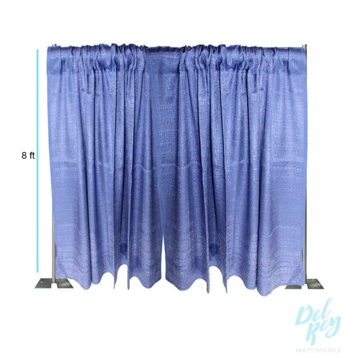 8 ft. High ExpoBlue  Banjo Pipe and Drape -per linear ft.- - Image 2