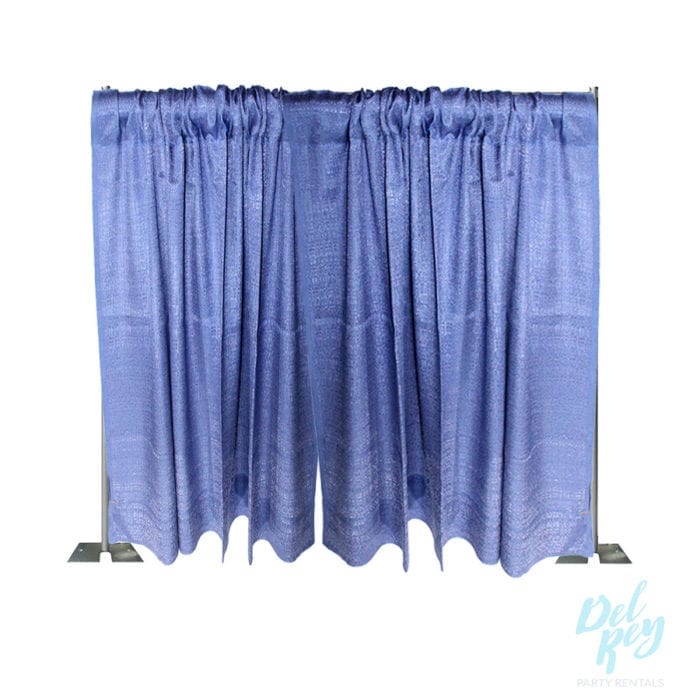 8 ft. High ExpoBlue  Banjo Pipe and Drape -per linear ft.-