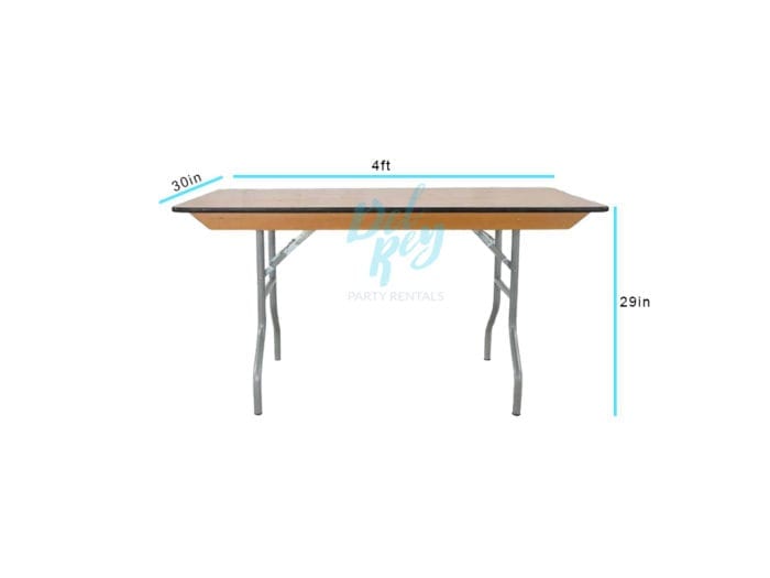 4 Ft. X 30" Banquet Table - Image 2