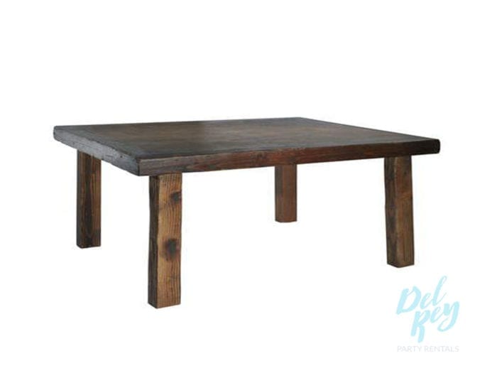 48" X 48" X 29″ Descanso Rustic Table