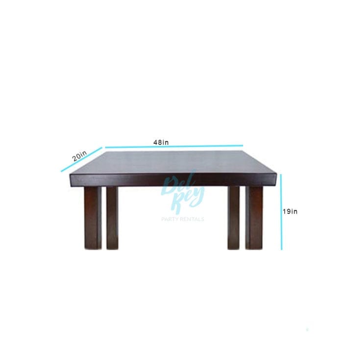 48" X 48" x 19" Refined Wood Table - Image 2