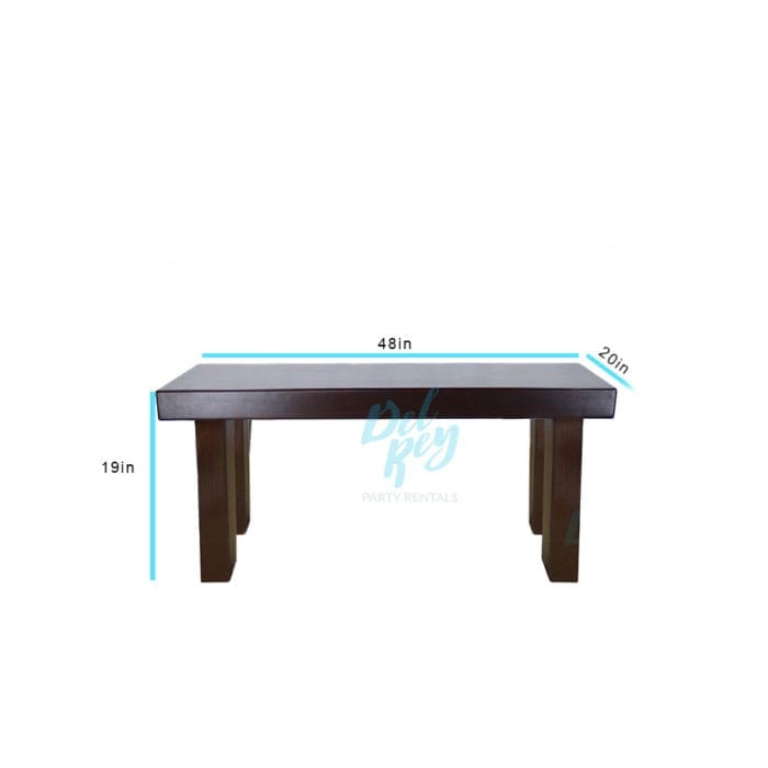 48″ X 20″ X 19" Refined Wood Table - Image 2