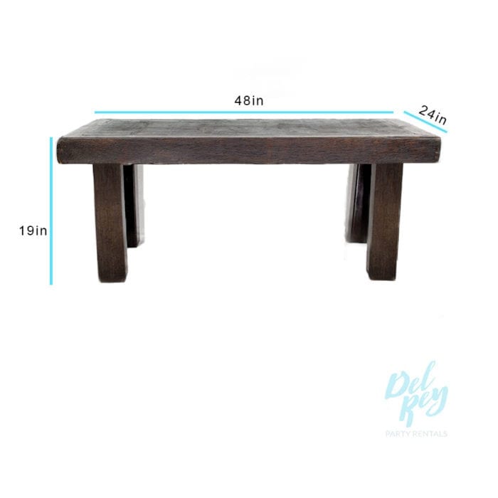 48" x 24" x 19" Descanso Farm Table - Image 2