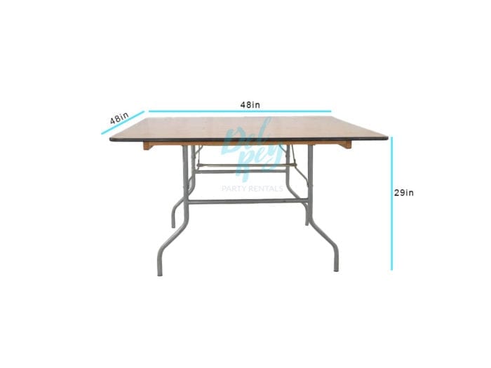 48″ x 48″ Square Table - Image 2