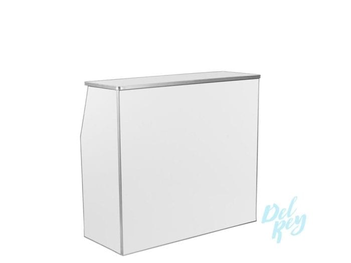 Folding White Bar 4 Ft.