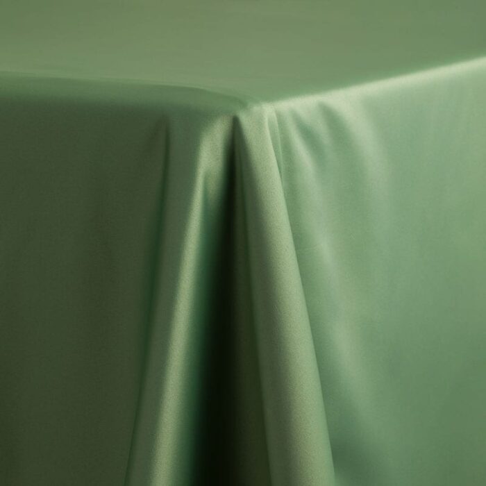 Satin Lamour Solid Table Linen Light Siege