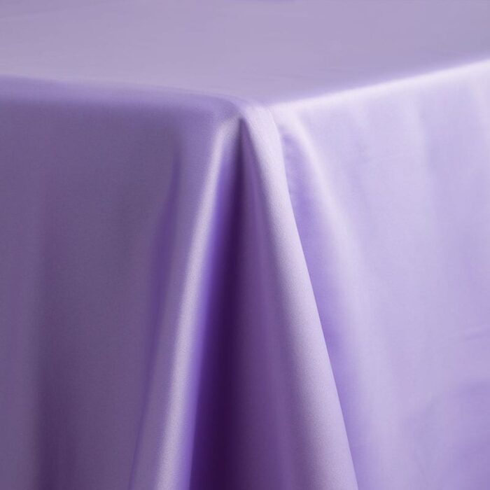 Satin Lamour Solid Table Linen Lilac