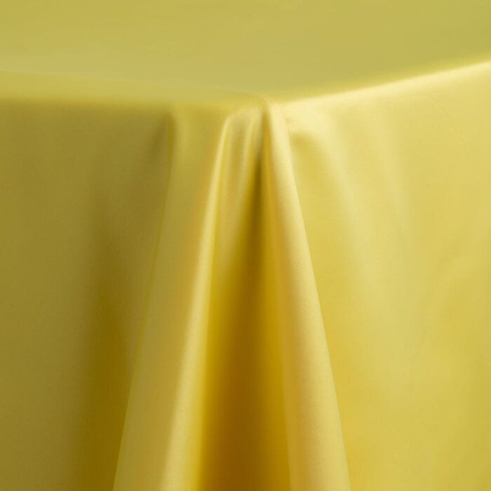 Satin Lamour Solid Table Linen Yellow