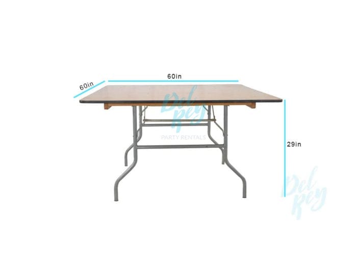 60″ x 60″ Square Table - Image 2