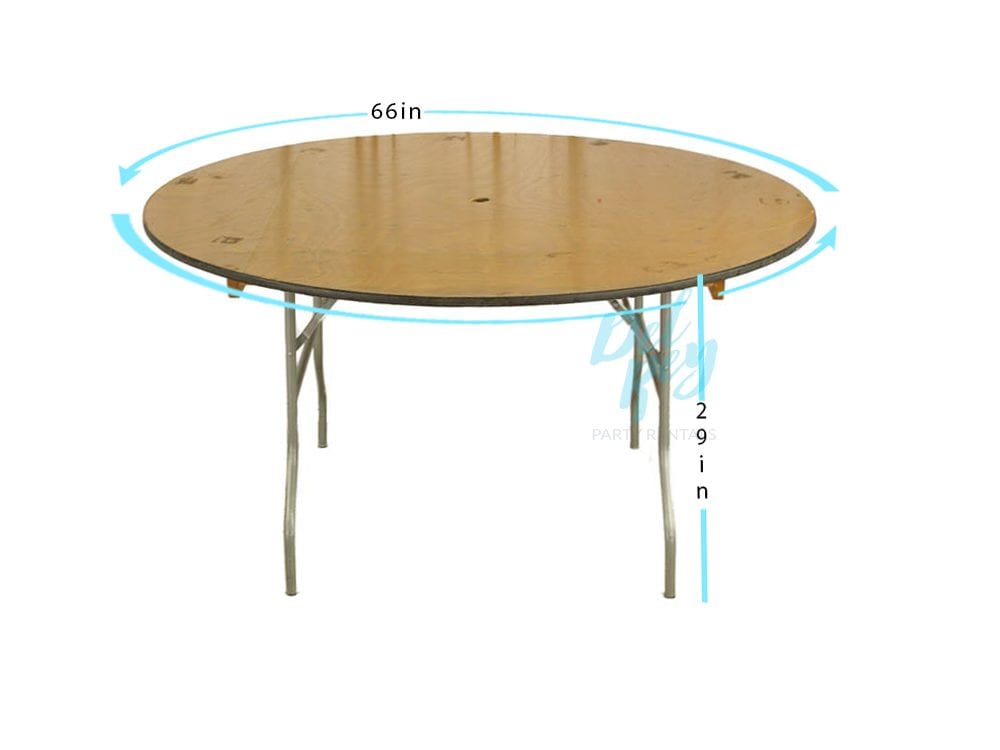 66 Round Table The Party Als, 66 Inch Round Table