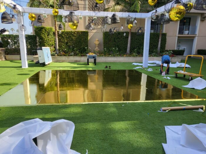 Gold Mirror Dance Floor - Image 2