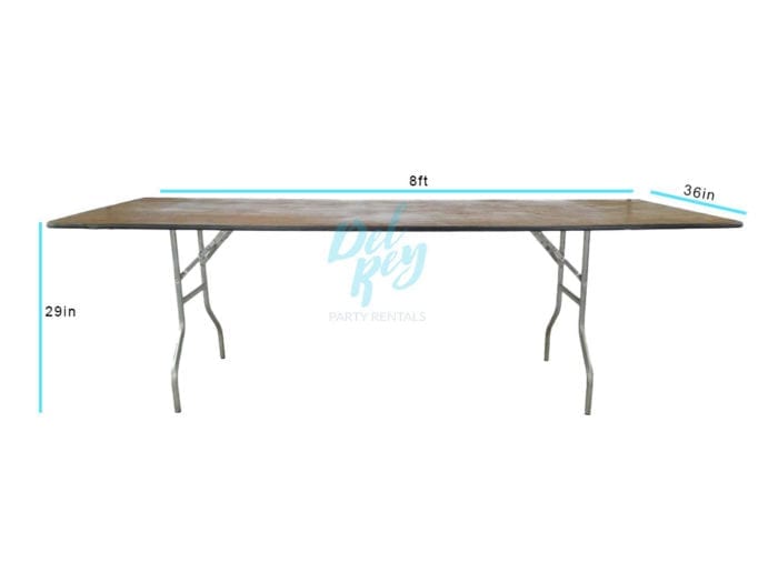 8 Ft.  X 36″ Banquet Table - Image 2