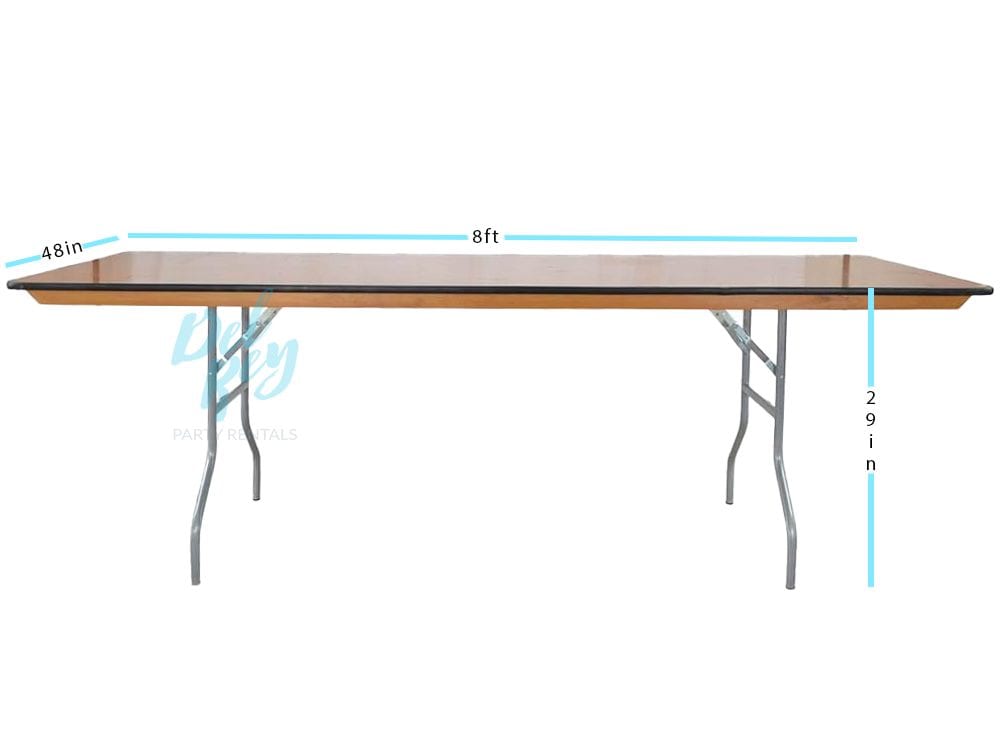 8ft. X 48 Banquet king Table The Party Rentals Resource Company