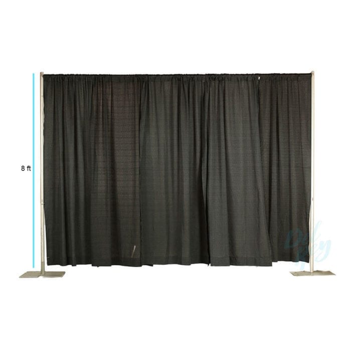 8 ft. High Black Banjo Pipe and Drape-per linear foot - Image 2