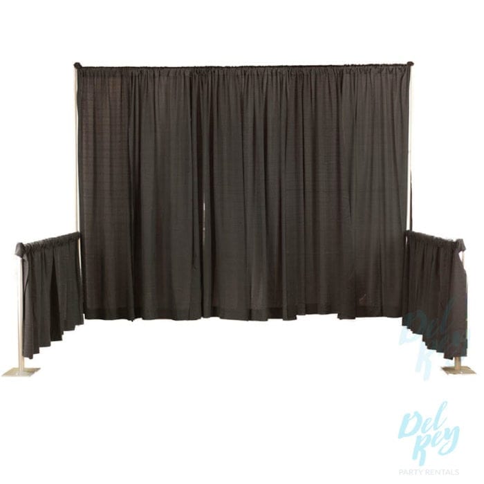 8 ft. High Black BanjoBoot with Returns
