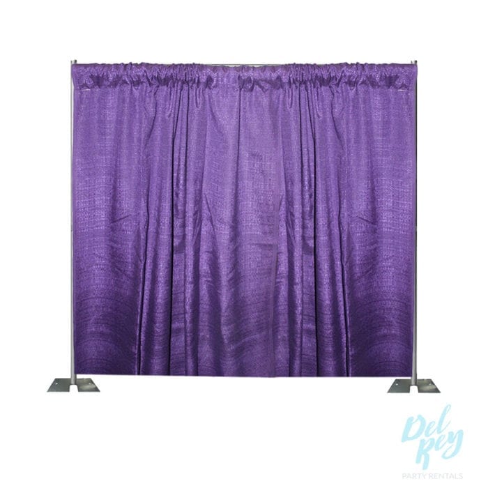 3 ft. High Burgundy Banjo Pipe and Drape -per linear ft.