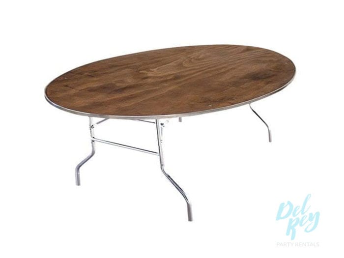 8 ft. x 48" Oval Table