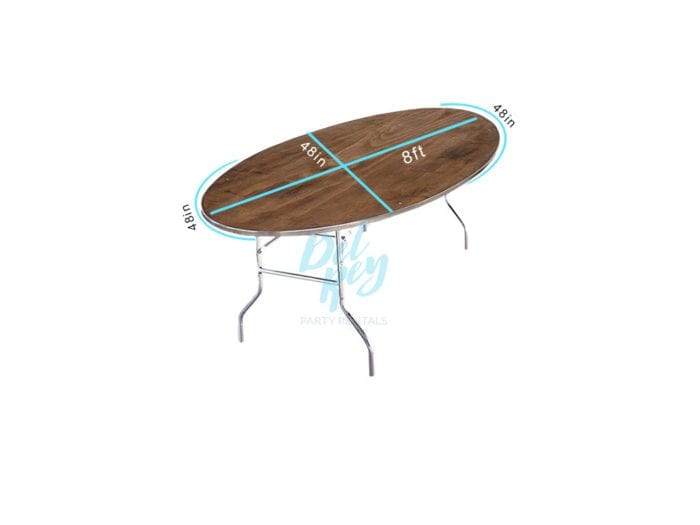 8 ft. x 48" Oval Table - Image 2