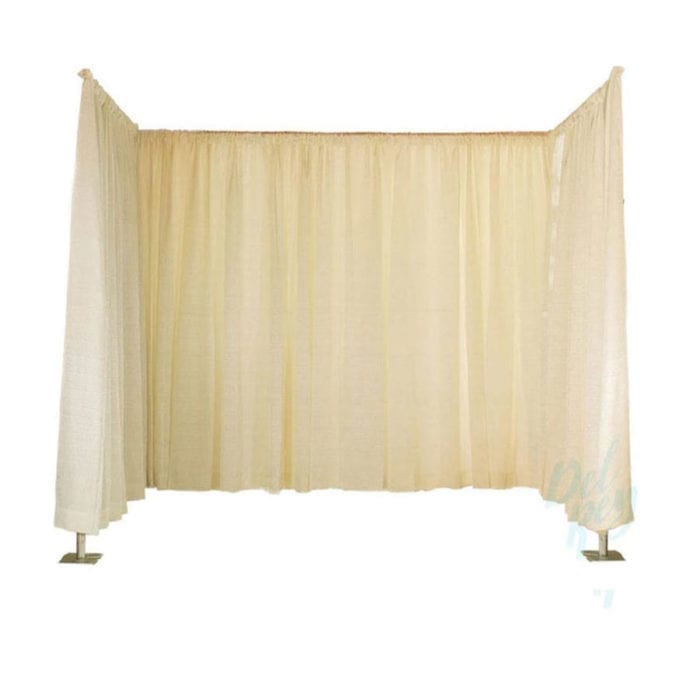 8 ft.High 3 Sided Ivory Banjo Booth