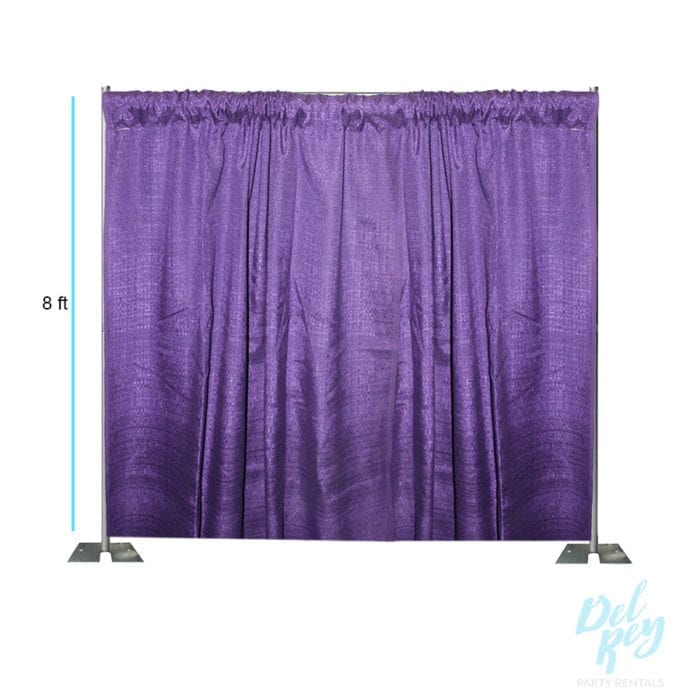 3 ft. High Burgundy Banjo Pipe and Drape -per linear ft. - Image 2