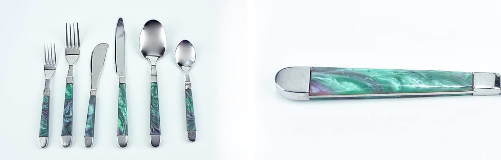 Abalone Shell Stainless Flatware