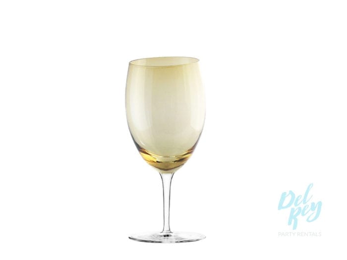 Amber Water Goblet 15oz