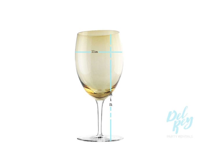 Amber Water Goblet 15oz - Image 2