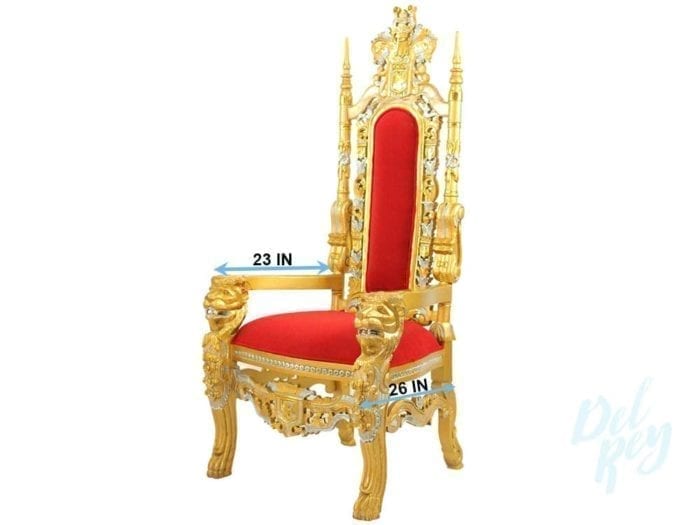 Gold Throne Chair - Image 3