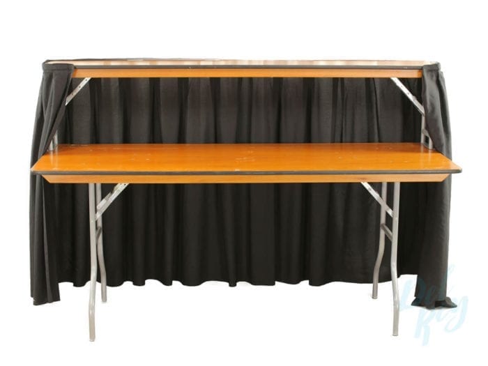 Skirted Black Bar 6ft - Image 4