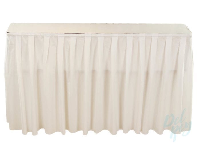 Skirted White Bar 6ft - Image 3