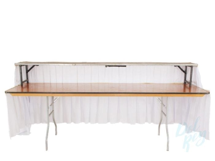 Skirted White Bar 8ft - Image 3