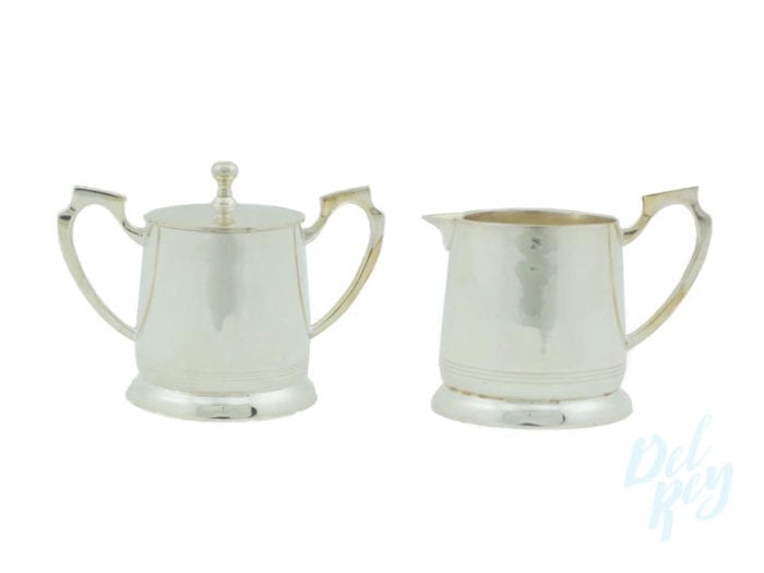 Silver Plated Creamer and Sugar Set