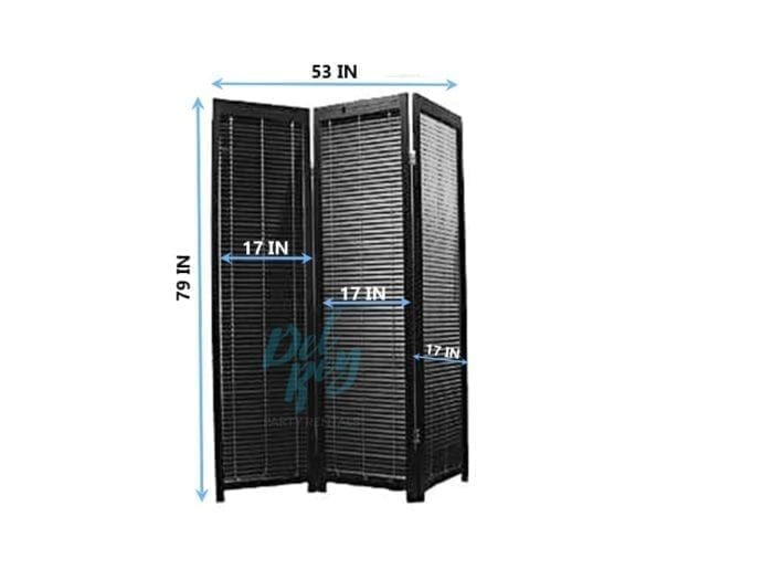 White Folding Privacy Wall Divider - Image 2
