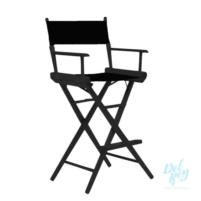 Black Tall Directors Chair